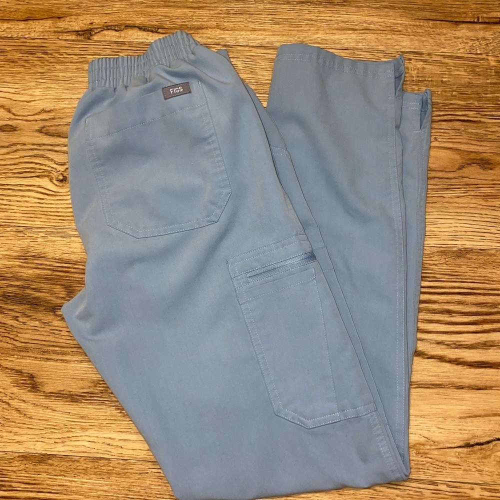 FIGS Yola Dusty Blue Scrub Pant